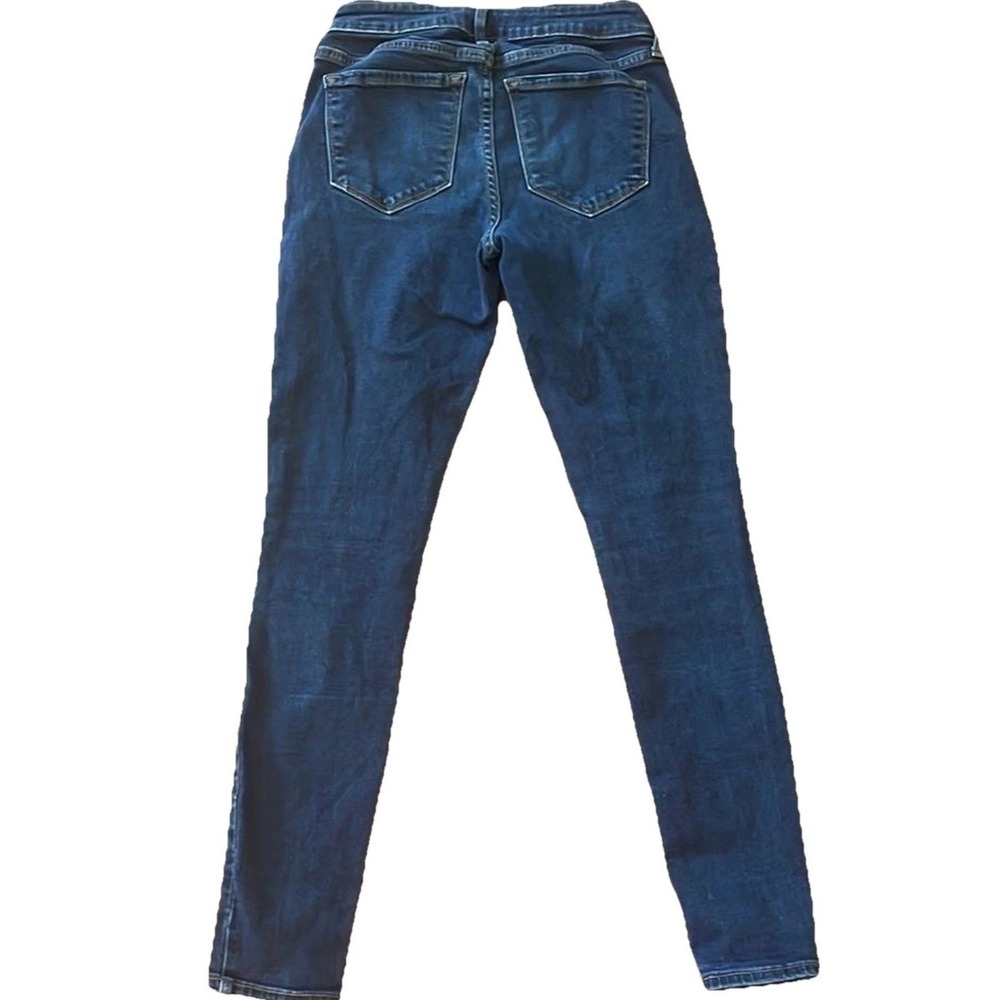 Old‎ Navy Rockstar Jeans Womens 2 Skinny Mid Rise Jeggings Stretch Dark Wash Y2K - Picture 6 of 6